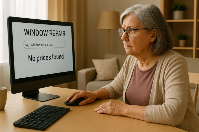 Adult woman is a little bit anxious