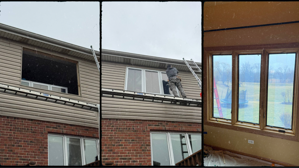 The process of installation new Pella windows