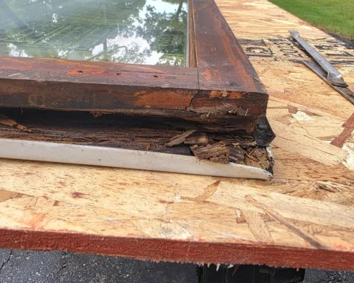 Wooden window sash repair and restoration in Highland Park IL