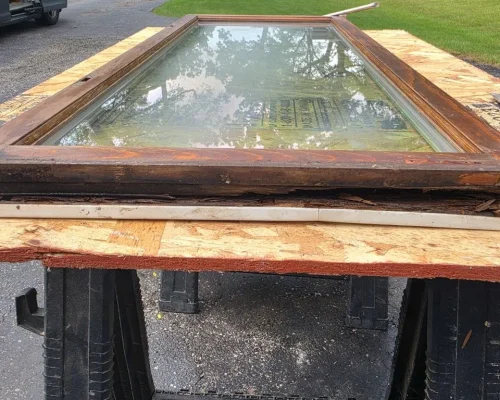Wooden window sash repair and restoration in Highland Park IL