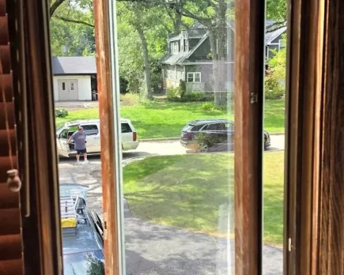 Wooden window sash repair and restoration in Highland Park IL