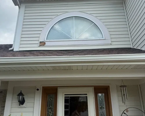 Arch window trim replacement in Plainfield IL